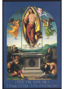 2005 - Foglietto Vaticano Il Perugino del Papa nuovo 